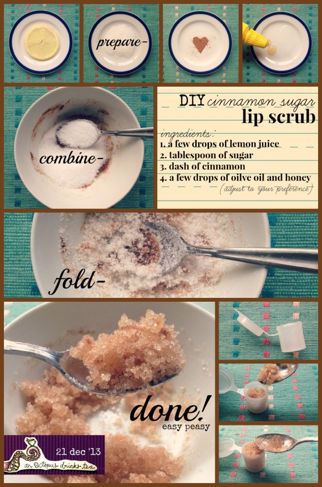 Homemade Lip Scrub + Lip BAlm With Cinnamon 😱👍💯