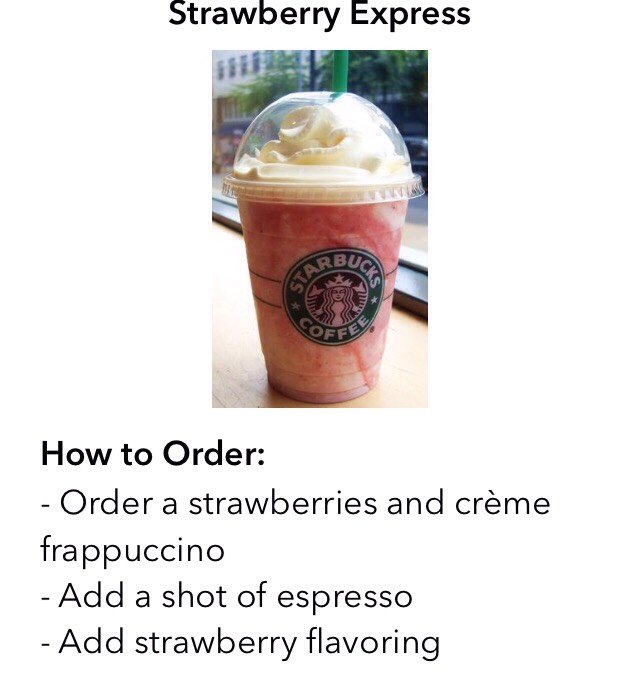 Starbucks Secret Frappes! 👈🏼