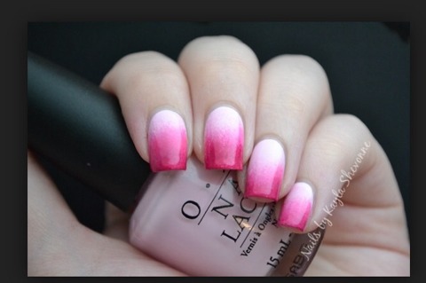 Check Out These Gradient Nails