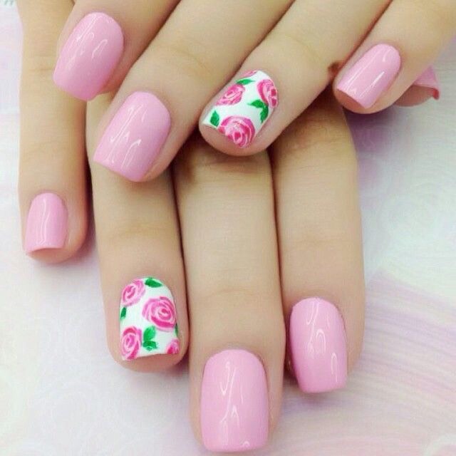 #springforward Pretty Pastel Nails
