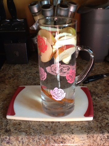 Add all the ingredients to a jug then put it in the fridge overnight. The longer it is in the fridge, the better it will tast.  
