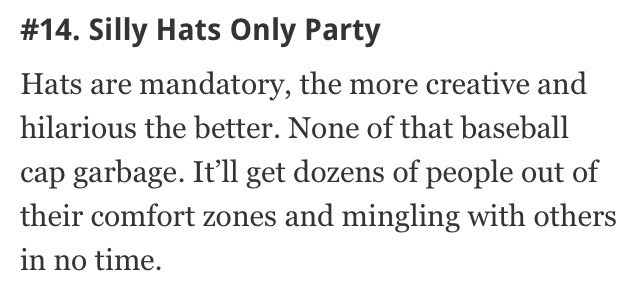 18 Ridiculous Cool Party Ideas. 