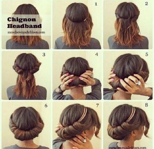 Pretty Hairband Hairstyle- Tutorial 