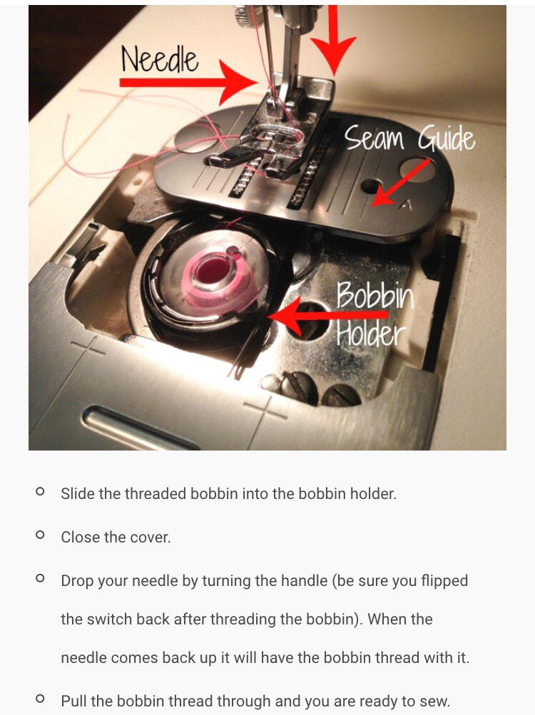 How To Use A Sewing Machine (for Beginners)!!