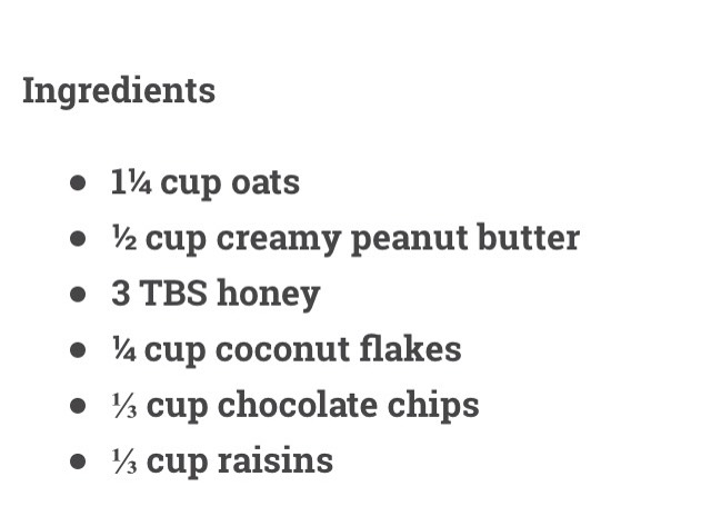 Healthy No Bake Granola Bar Bites 😁💙