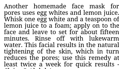 Vanish Your Large Pores With Small Effective 2-Ingredient Mask