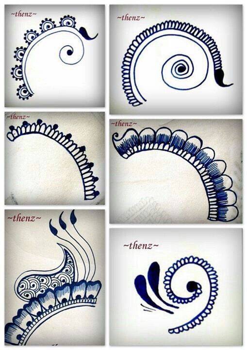 24 Step By Step Henna Tattoo Tutorials. 