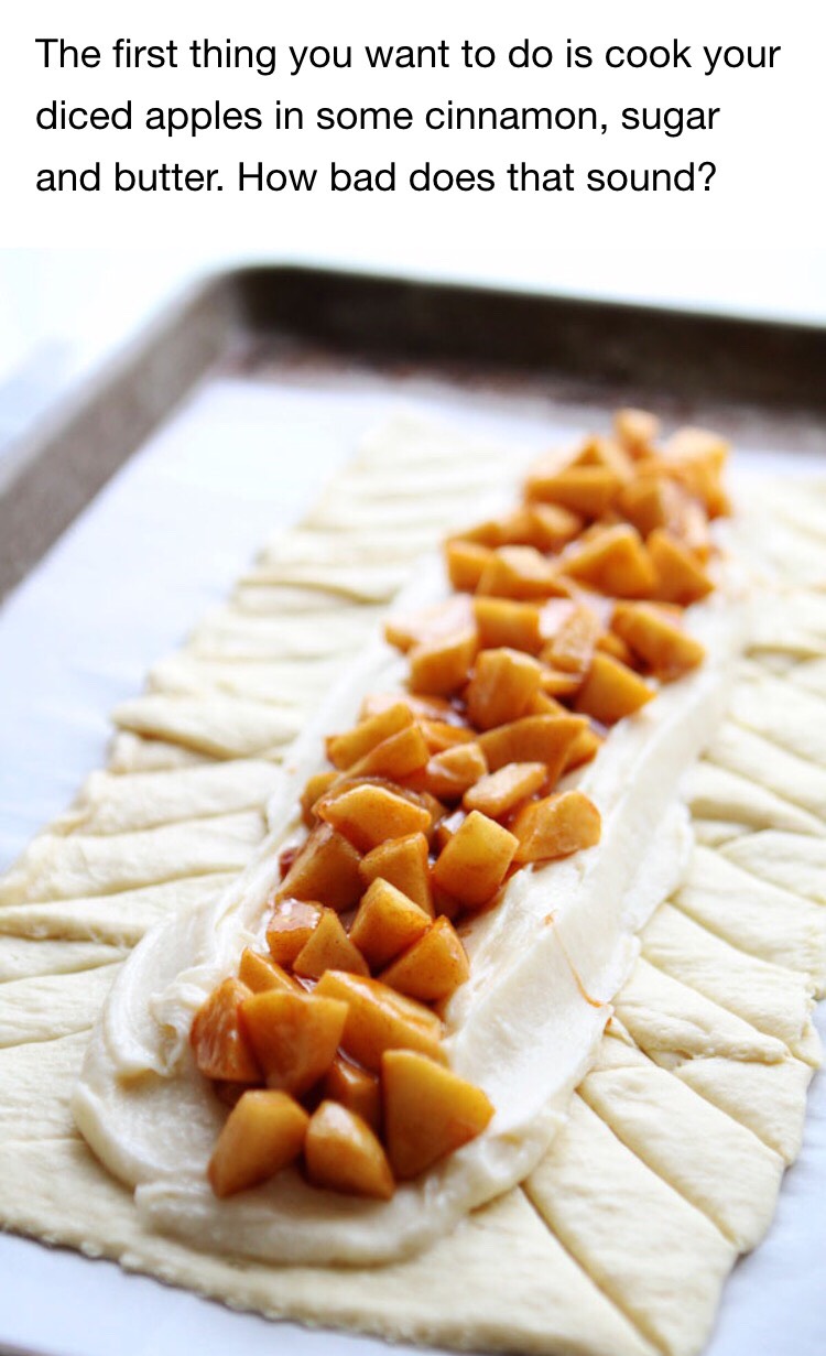 Apple Cinnamon Cream Cheese Danish