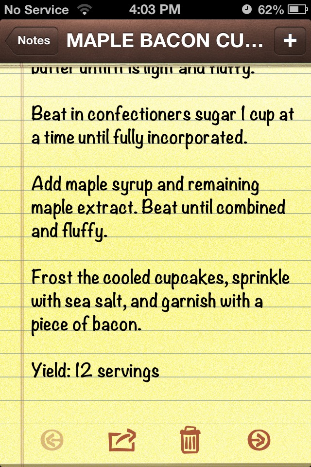Maple Bacon Cupcakes!!! Yum!