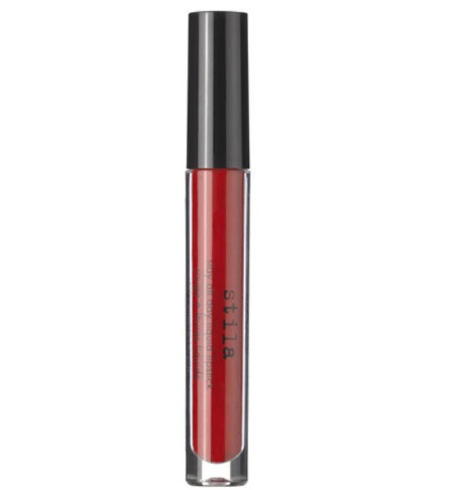 STILA SAY ALL DAY LIQUID LIPSTICK

The Energizer Bunny of lip colors, this heavily-pigmented liquid formula (shown here in Beso) outlasted our 9:30 A.M. meeting, the pasta we ate for lunch, and our post-work glass of wine.

It’s a good thing i liked the color!