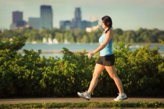 2. Walk More
In Dr Lute's pilot study, increasing daily activity levels by just a few minutes at a time helped participants lose weight. Eventually, your goal should be about 30 minutes of physical activity a day. 