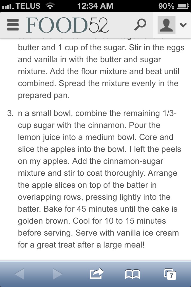 Scrumptious Apple Cake. Another Great Autumn Recipe