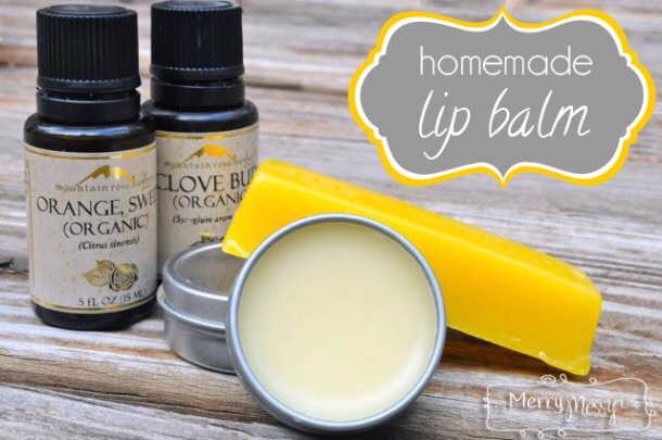 Recipe for Homemade Lip Balm