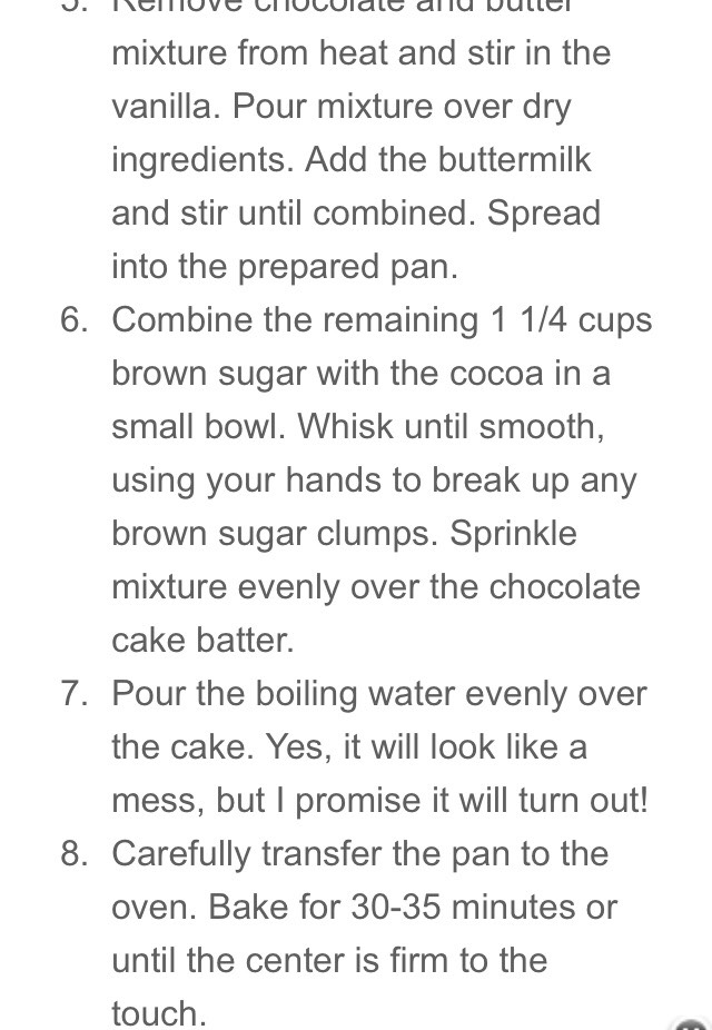 Chocolate Pudding Cake 