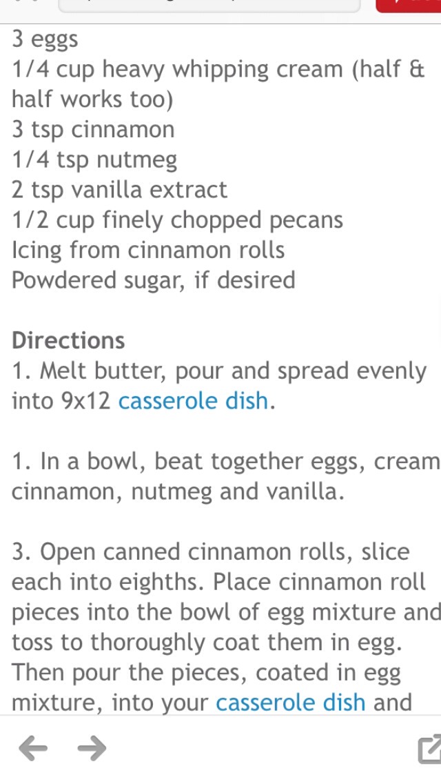 Cinnamon Bake French Toast