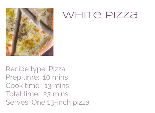 White Pizza Recipe 