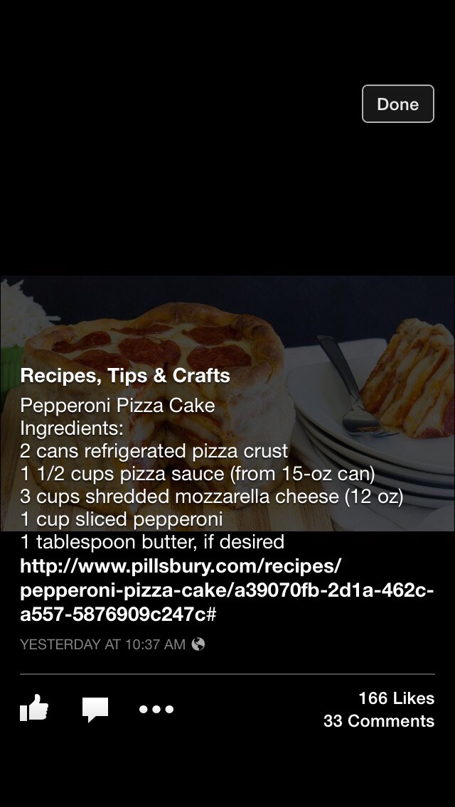 Pizza Cake
