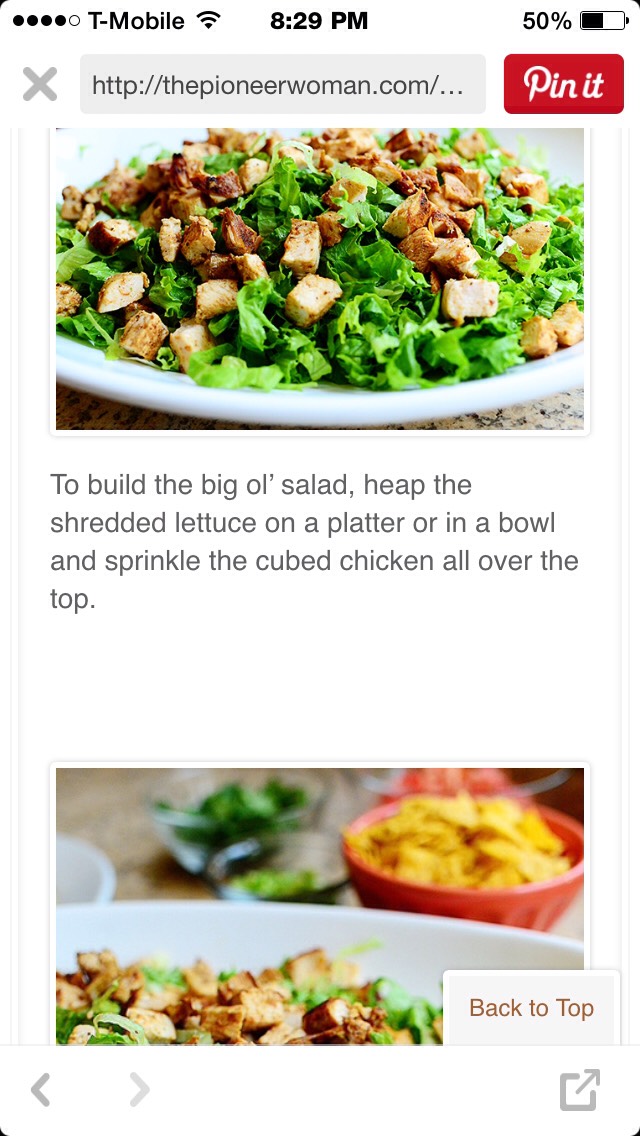 ❤️️Chicken Taco Salad❤️