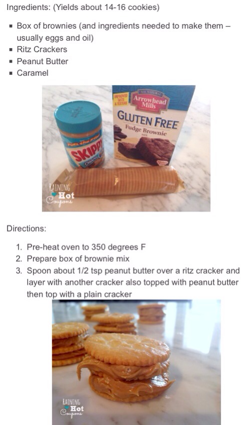 Caramel Peanut Butter Brownie Bites