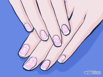 2) Wear fake nails. This is another great way to keep your nails covered. Get your nails professionally manicured, which involves getting acrylics glued to your nails. They last for ages and when you get them taken off, you will have your real natural nails underneath.