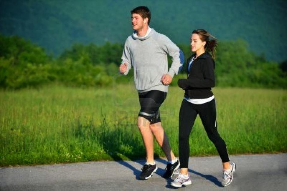 Go jogging. It could be fun and you can run at any pace you like. It's best to get a fitness friend too. They can help and support you on the areas you want to tone up (in this cause the bottom)