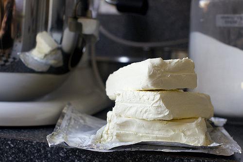 Make cheesecake: Put cream cheese in the bowl of an electric mixer fitted with a paddle attachment; mix on medium speed until fluffy, about 3 minutes.