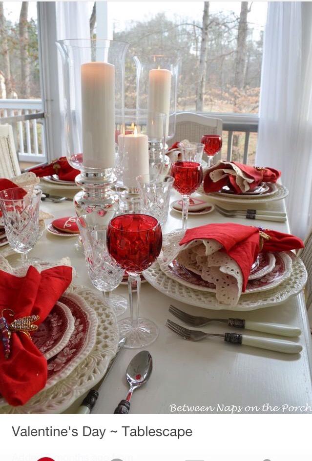 Valentines Table Decor