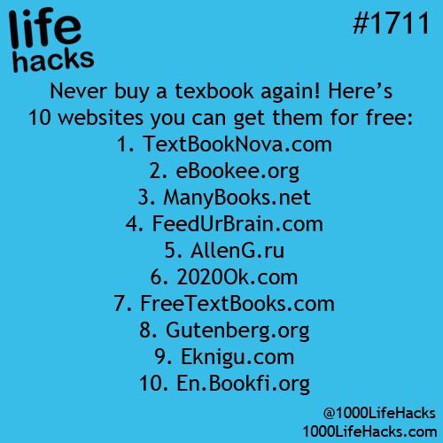 Never Buy Textbooks Again!
