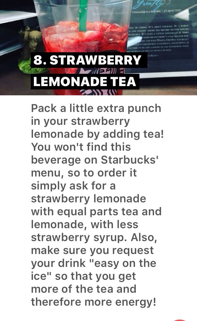 29 BEST STARBUCKS DRINKS 