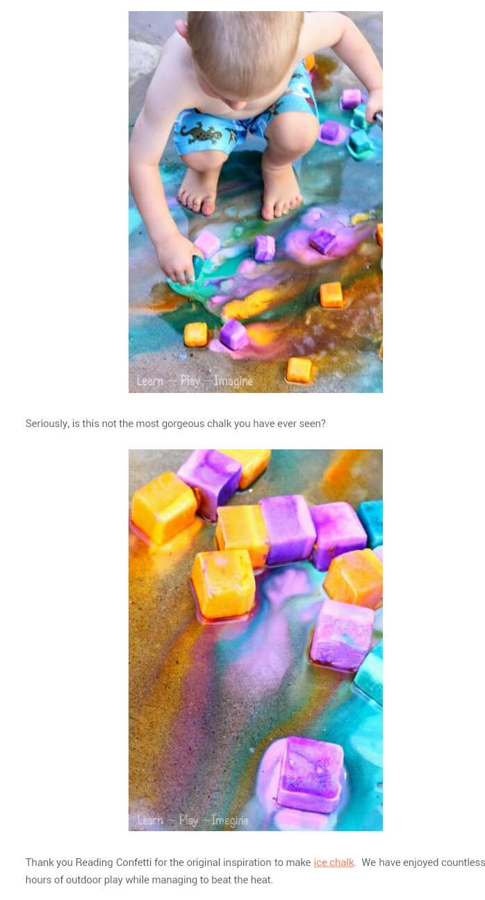 Erupting  Ice Chalk!!!