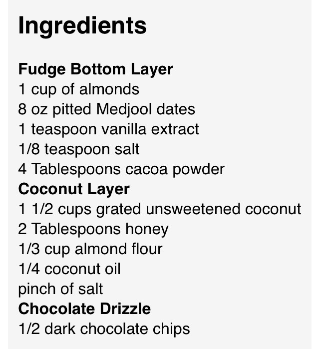 Coconut And Chocolate Fudge Bars!👍