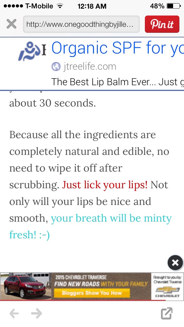 💥🎀Edible Peppermint Lip Scrub DIY💜💛💙 Like 4⃣ More!👍👍