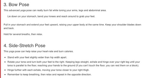 Top Yoga Poses For Weight Loss 