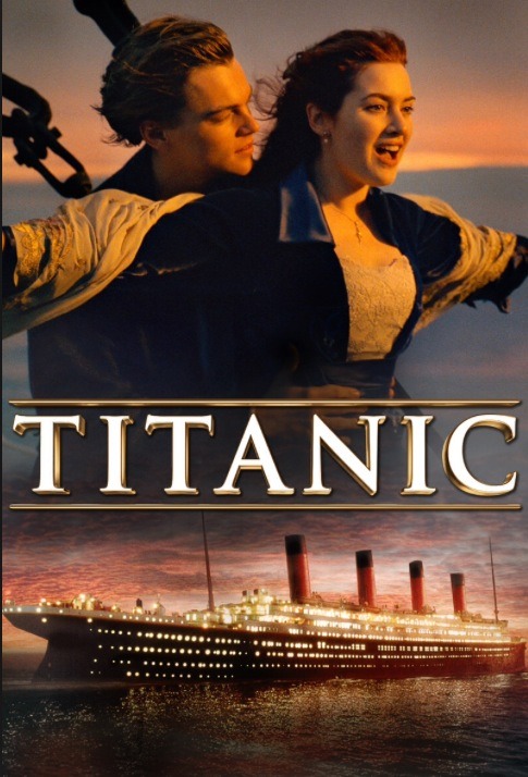 Titanic
This movie is a sad romantic action-ie drama, it's also a true story, it's my favourite movie of all time. It's oldish too but it's a classic. I love this movie, a must see