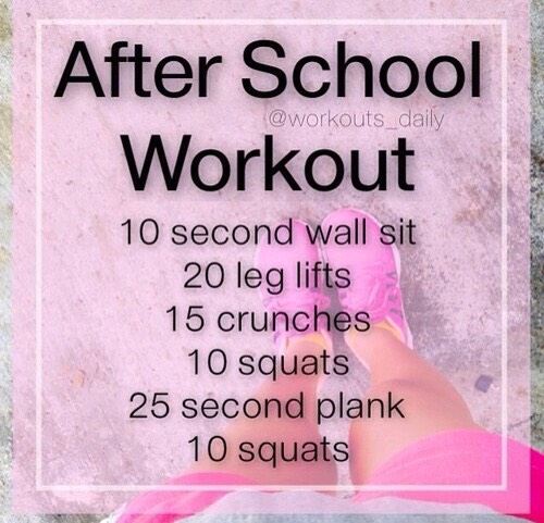 After School Workout ππππ»