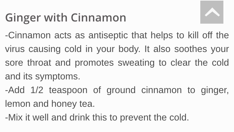 Cold / Flue Ginger Drinks
