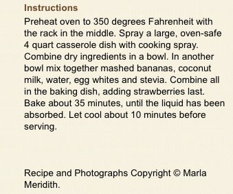 Strawberry Banana Breakfast Bake