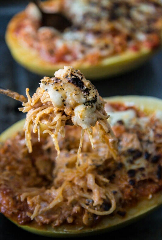 SPAGHETTI SQUASH LASAGNA BOWL