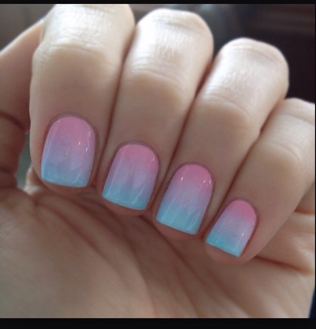 DYI Ombré Nails ❤️💎Like,share & Save Ladies😘