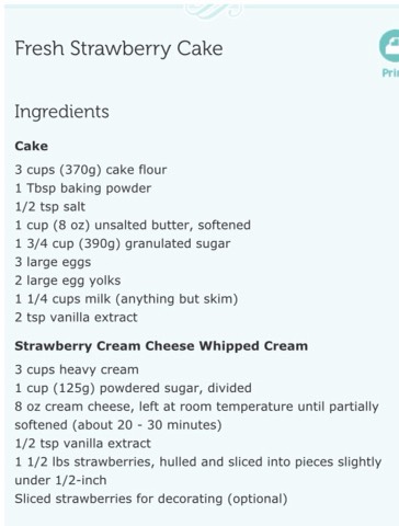 Amazing Fresh Strawberry Cream Cake 