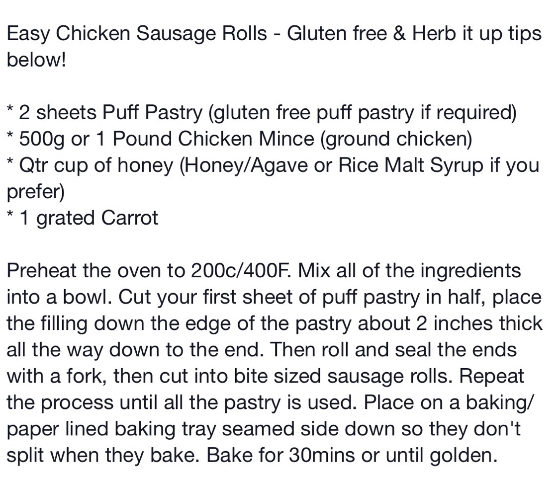 Easy Chicken Sausage Rolls. 😍 Only 4 Ingredients.