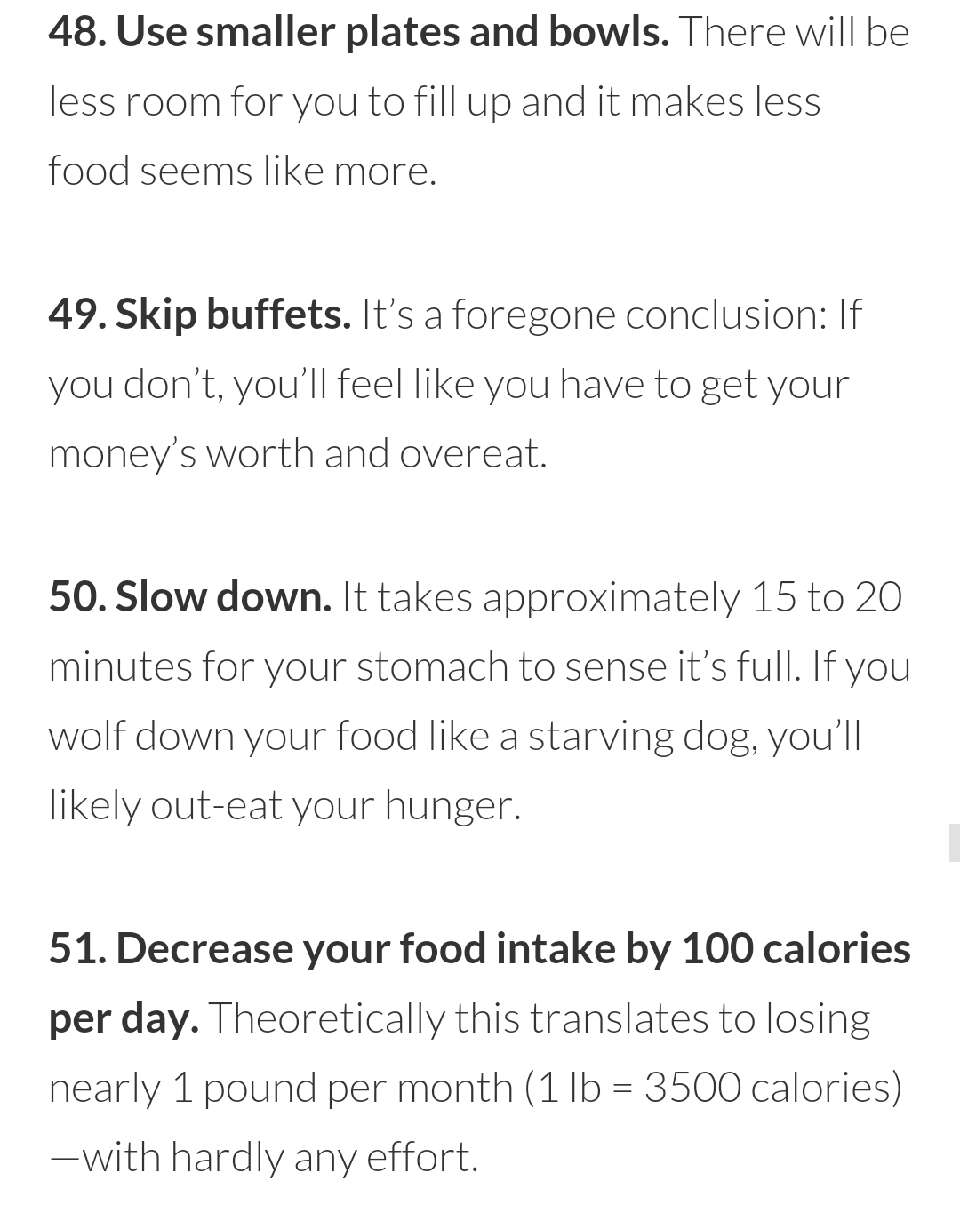 62 Lifestyle Changes To A Slimmer Body! !
