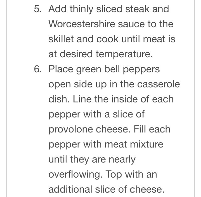 Skinny Cheesesteak Stuffed Peppers!