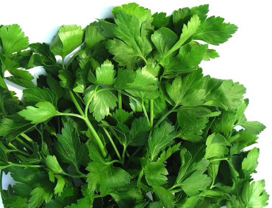 Parsley is great for gas! It eliminates bloating and gas buildup after a meal.