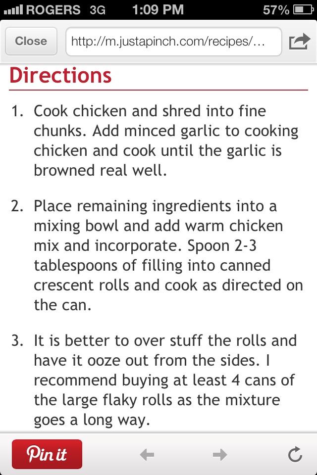 Roasted Garlic Cheesy Chicken Puffs!