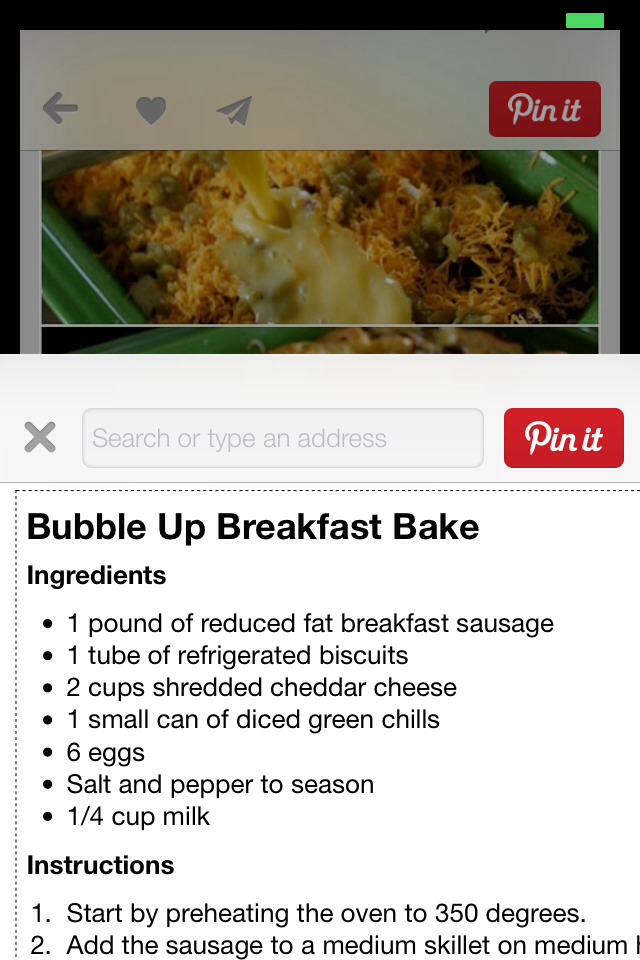 Bubble Up Breakfast Bake