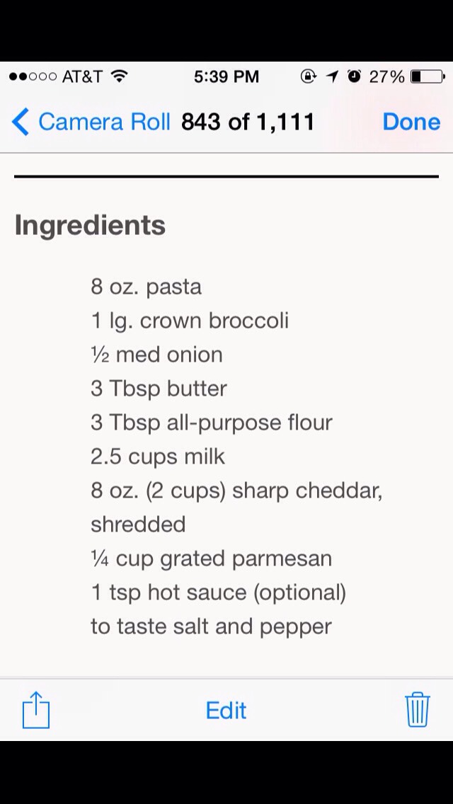 Delicious Cheese And Broccoli Pasta! 