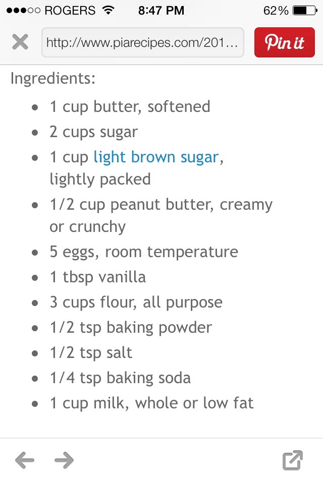 Peanut Butter Pound Cake With Chocolate Frosting
