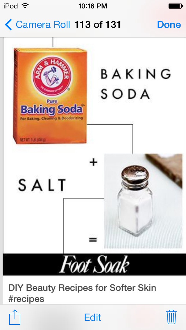 DIY foot soak