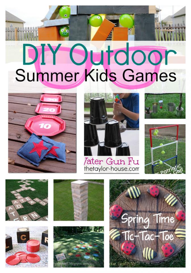FUN AND FREE DIY GAMES TO DO WITH KIDS
